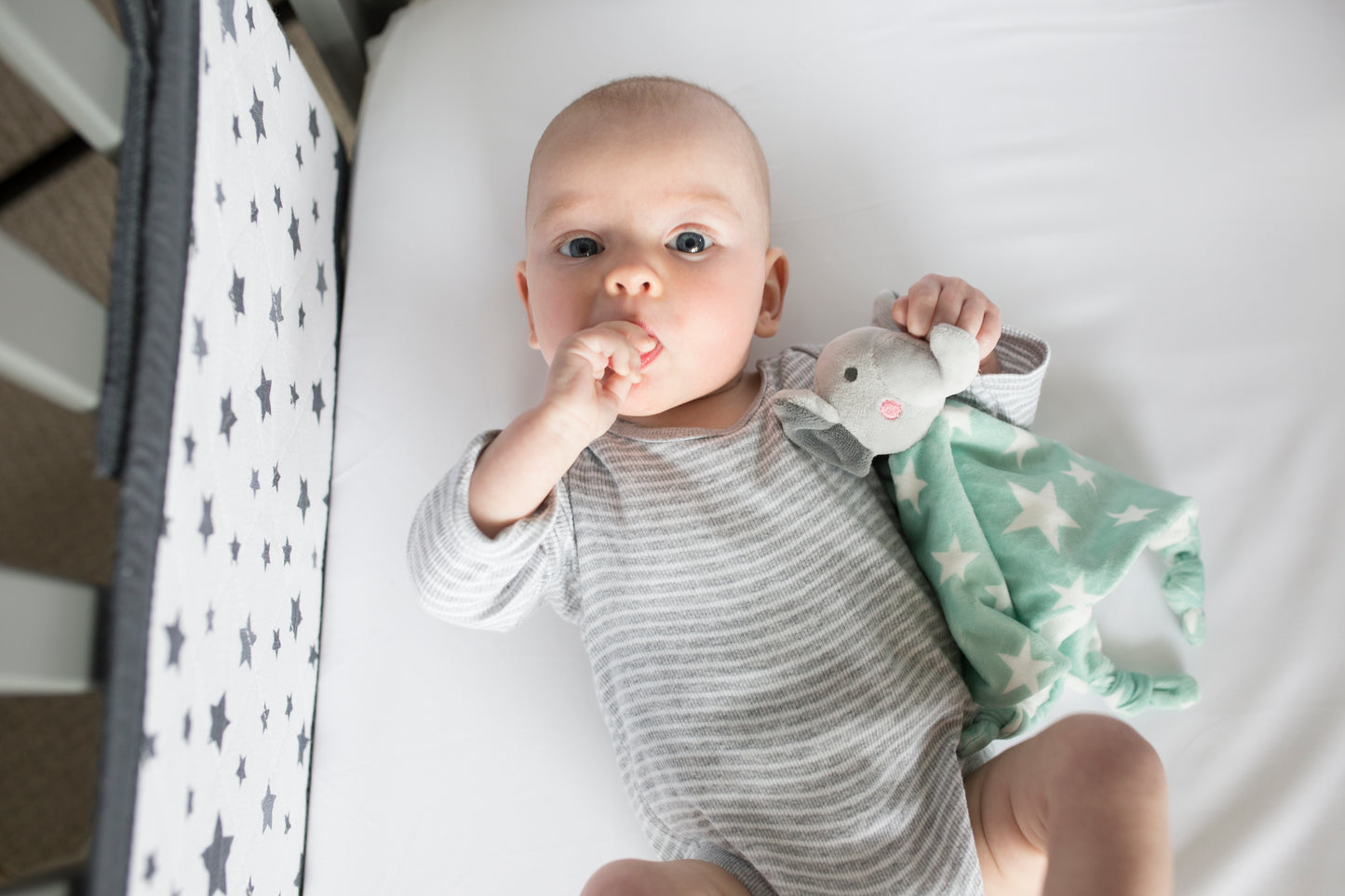 Little Linen Comforter Toy - Elephant Star