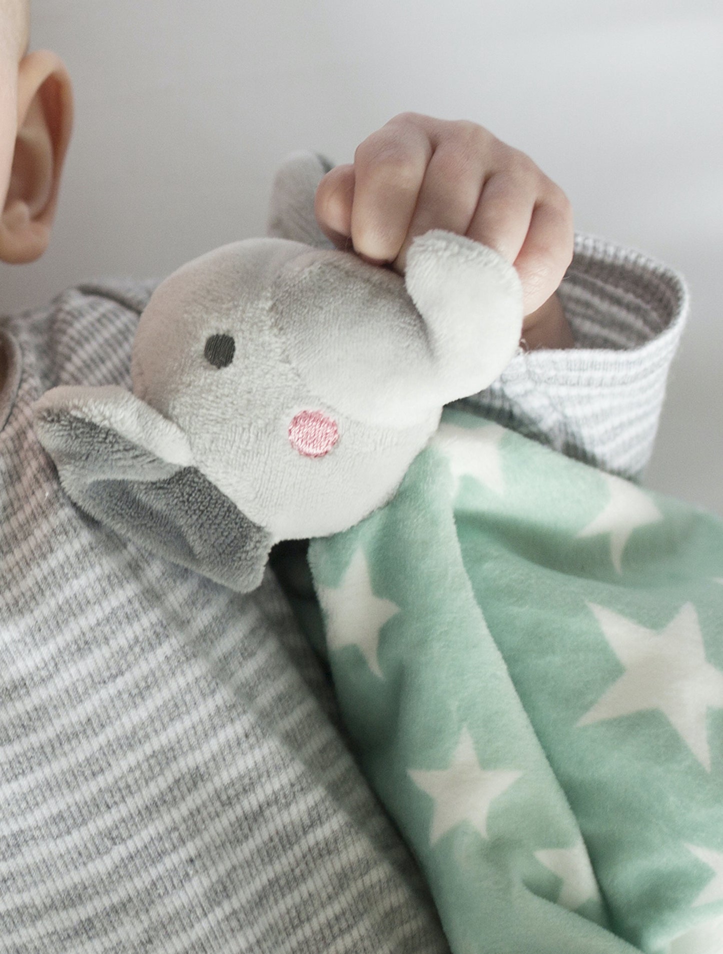 Little Linen Comforter Toy - Elephant Star