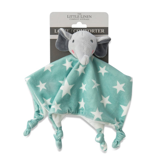 Little Linen Comforter Toy - Elephant Star