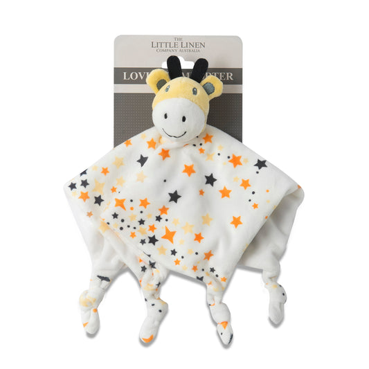 Little Linen Comforter Toy - Giraffe Star