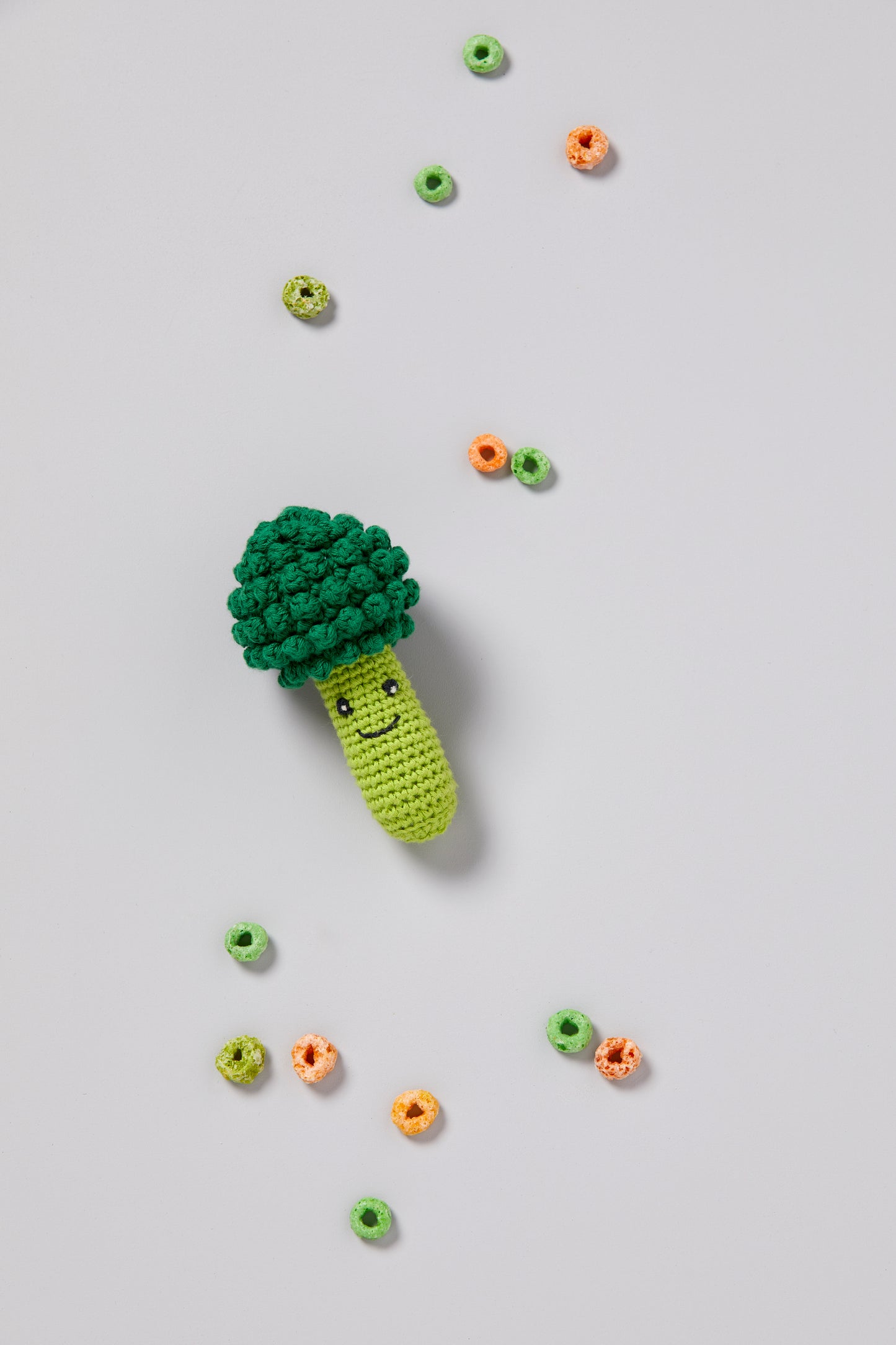 Weegoamigo Crochet Rattle - Tiny Tree Broccoli