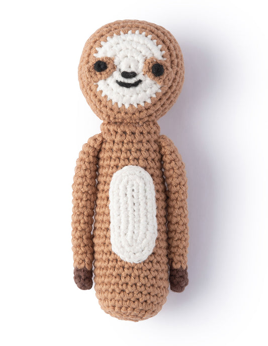 Weegoamigo Crochet Rattle - Sleepy Sloth