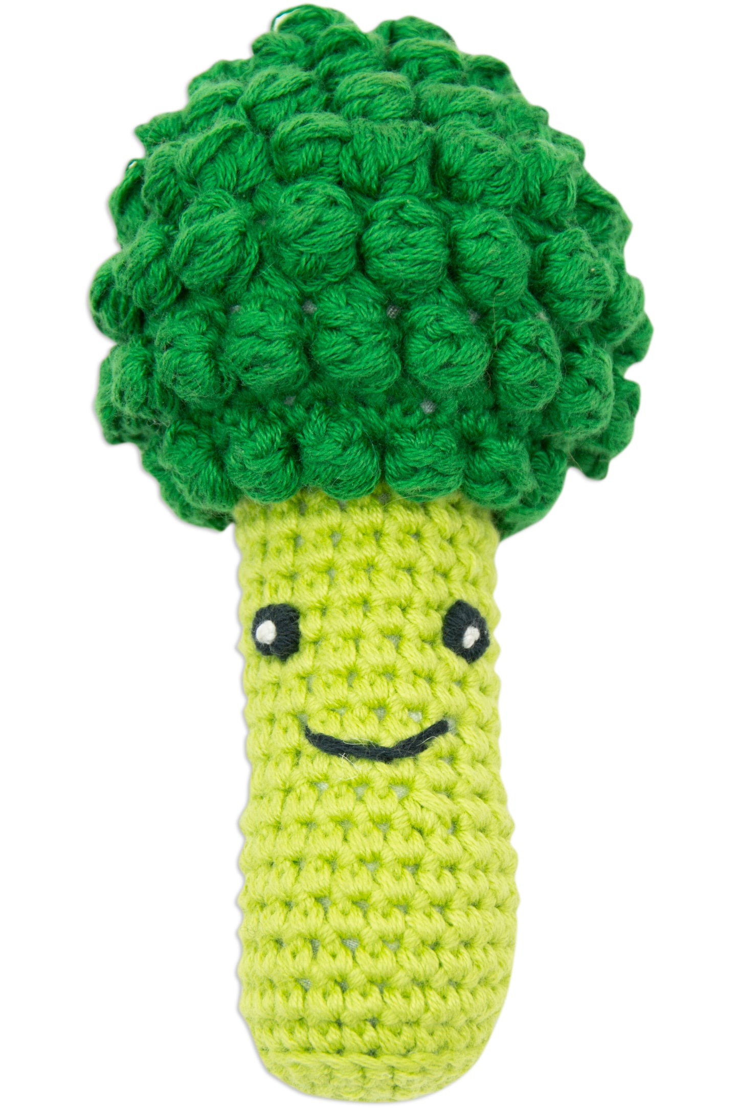 Weegoamigo Crochet Rattle - Tiny Tree Broccoli