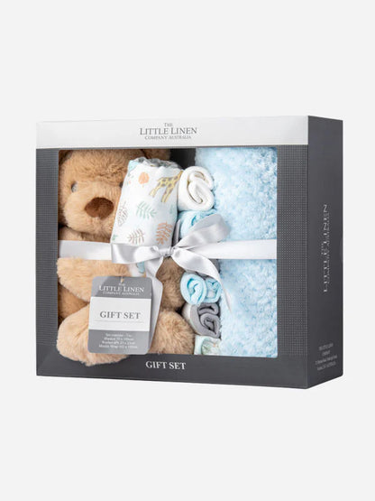 Little Linen Boxed Gift Set - Safari Bear